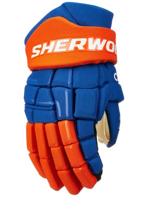 Sherwood Code NHL Team Stock\Hockey Gloves - NYI